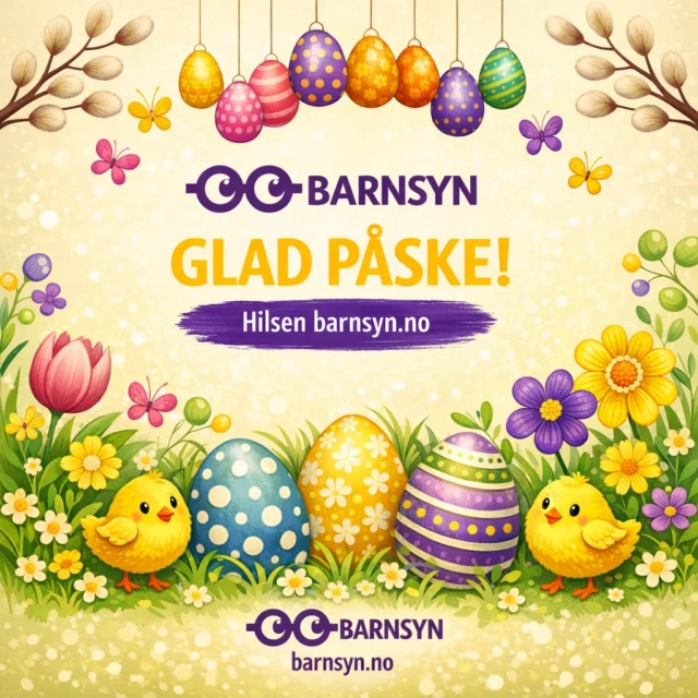 Vi ønsker dere en riktig god påske med masse tid utendørs! 🐣☀️👀

#barnsyn
